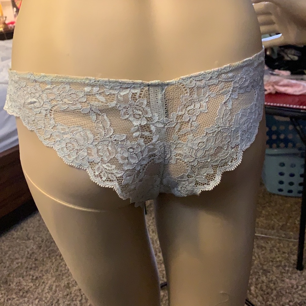 VINTAGE "RARE" CHANTEL THOMASS FOR VICTORIA'S SECRET 3 PIECE LINGERIE SET - Picture 16 of 16
